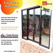 Pintu Aluminium Sliding Lipat